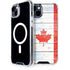 Canada Flag Light Wood iPhone 14 MagSafe Case